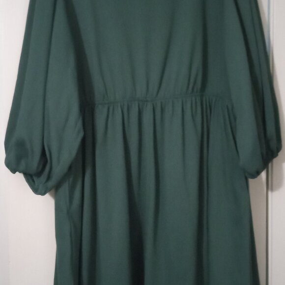 Ava & Viv women's dress 1X long sleeves side pockets springwear funtime - Picture 2 of 5